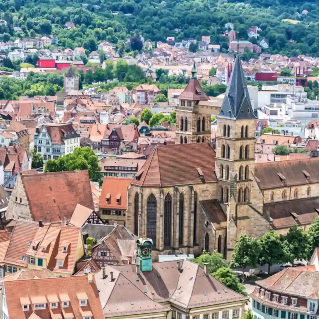 Aufnahme der Innenstadt Stuttgart