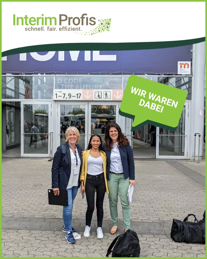 Ein Teamfoto mit Caroline Pusch, Adriana Alvarez und Sabine Huebner 