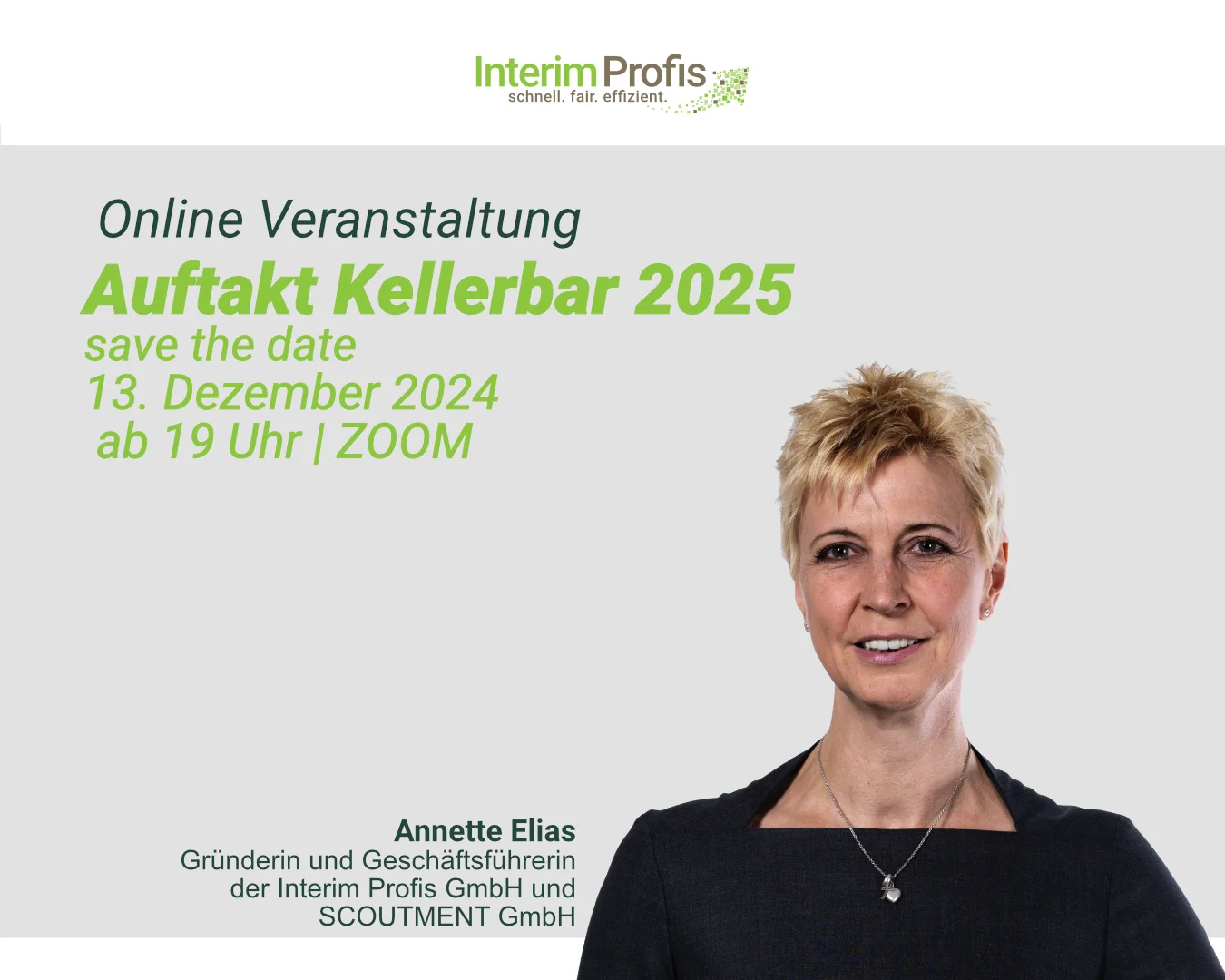 Ein Flyer von der Auslandsrecruiting-Veranstaltung mit den Profilbildern von Annette Elias, Melike Anar, von Workmotion GmbH und Christine James von jetztpat GmbH